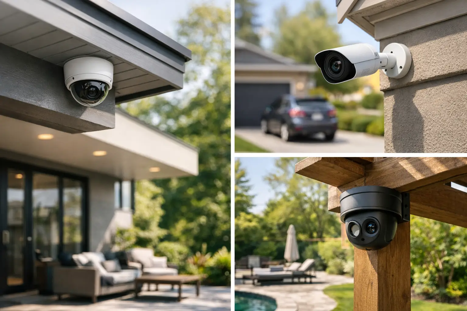Où installer des caméras extérieures ?