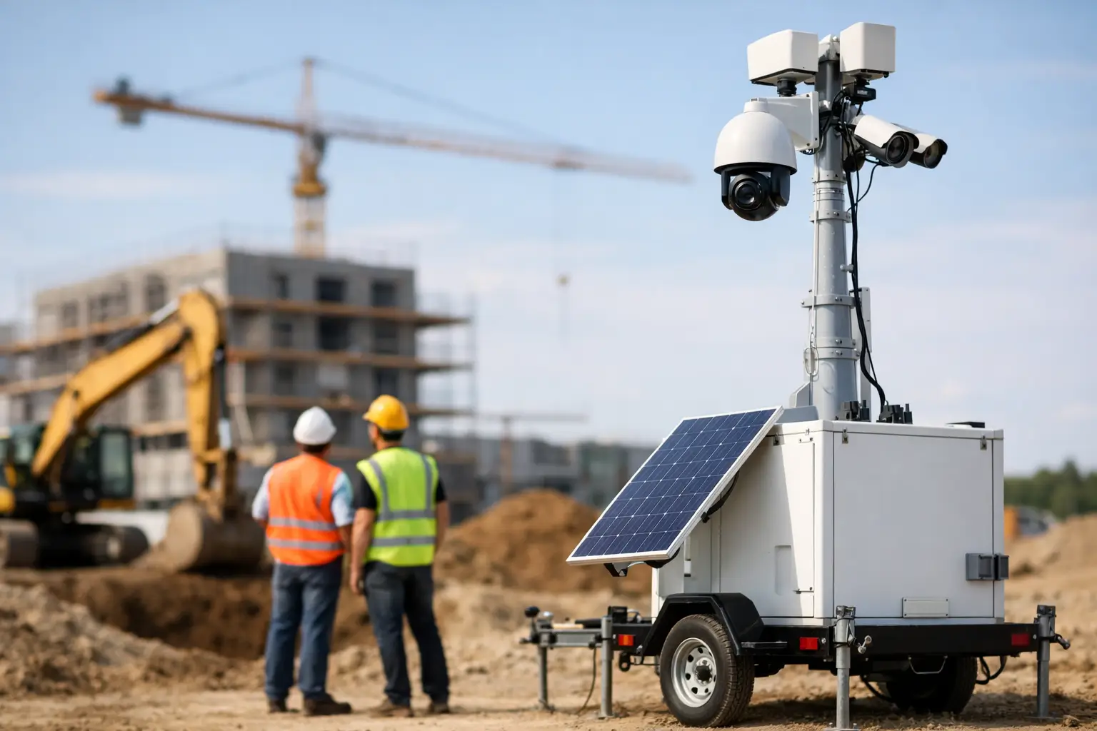 Surveillance mobile chantier: bien la choisir