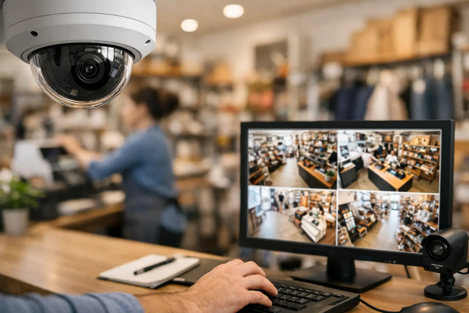 Configurer la vidéosurveillance d’un petit commerce