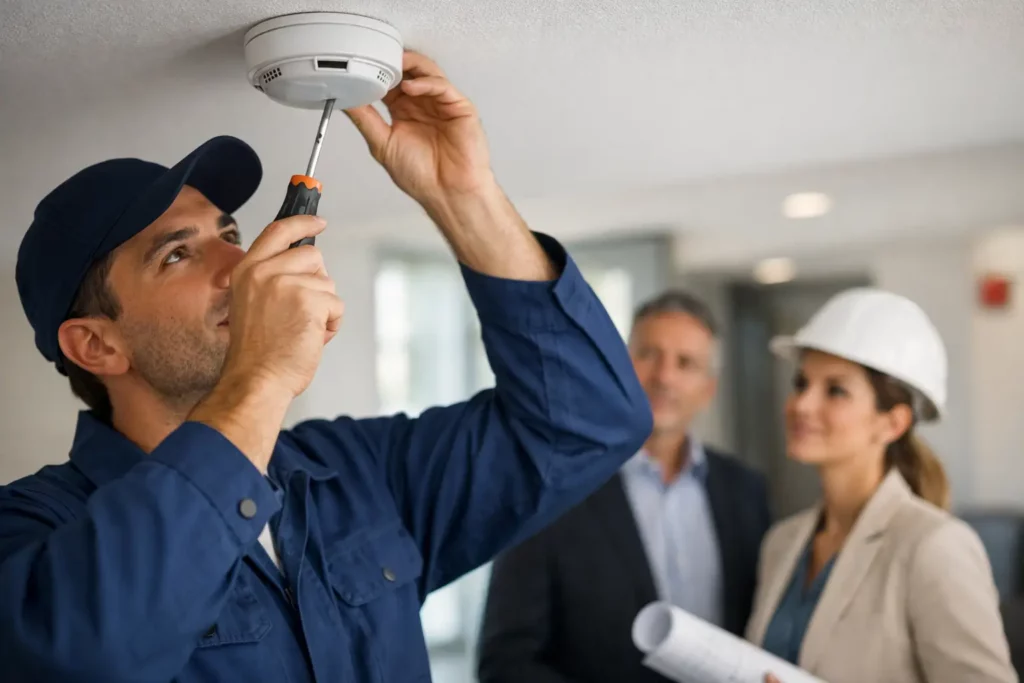 Qui peut installer une détection incendie ?