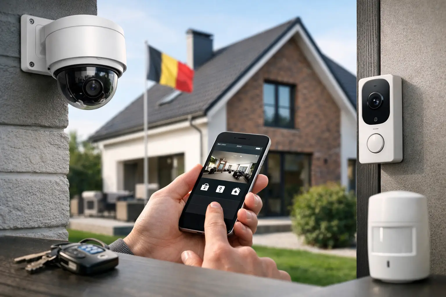 Guide sécurité électronique habitation Belgique