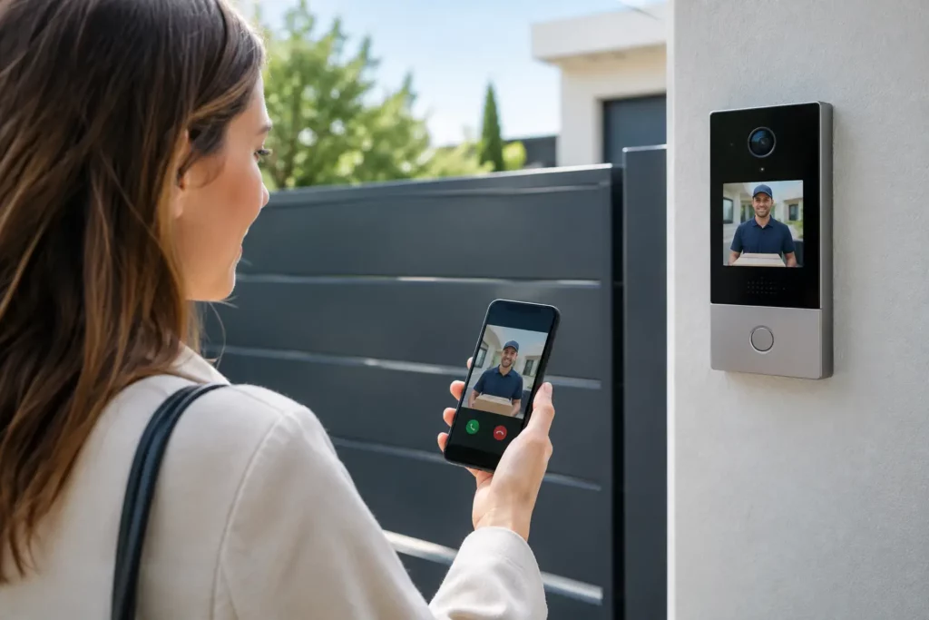 Sécuriser portail avec vidéoparlophonie connectée
