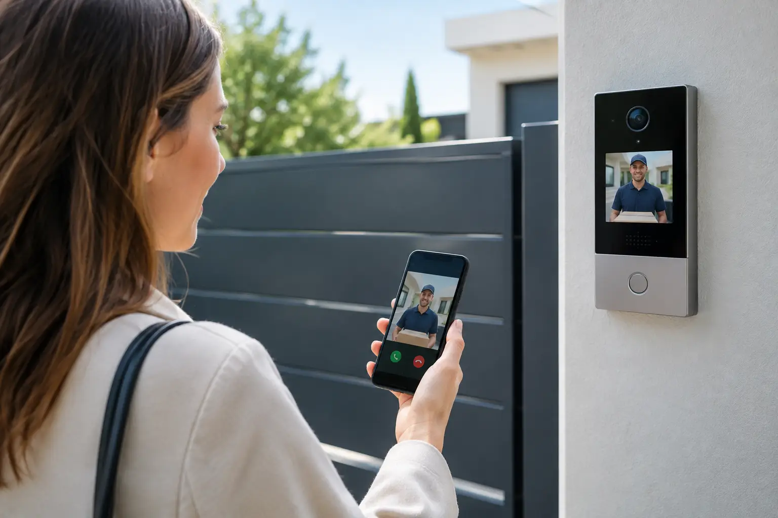 Sécuriser portail avec vidéoparlophonie connectée