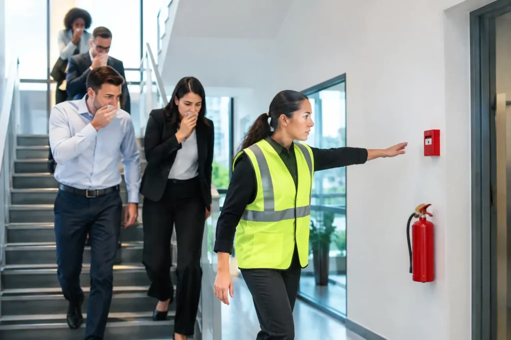 Guide évacuation incendie des locaux professionnels